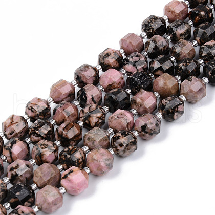 Natural Rhodonite Beads Strands G-R482-25-10mm-1