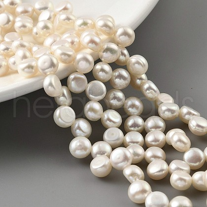 Natural Cultured Freshwater Pearl Beads Strands PEAR-A006-21-1