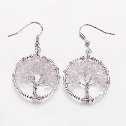 Dangle Earrings EJEW-N0030-02-1