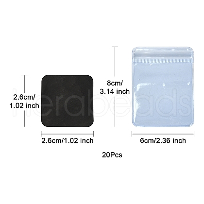 20Pcs Anti-Tarnish Strip Tabs AJEW-YW0001-15B-1