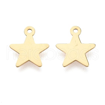 Ion Plating(IP) 304 Stainless Steel Pendants STAS-T064-78G-1