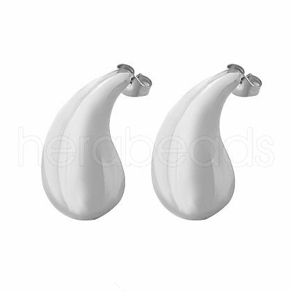 304 Stainless Steel Stud Earrings for Women IL8099-7-1
