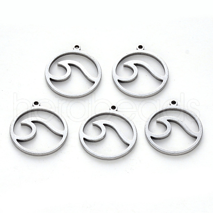 304 Stainless Steel Pendants X-STAS-N092-95-1