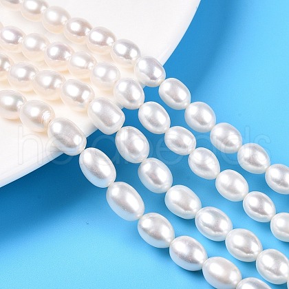 Natural Cultured Freshwater Pearl Beads Strands PEAR-N012-07U-1-1
