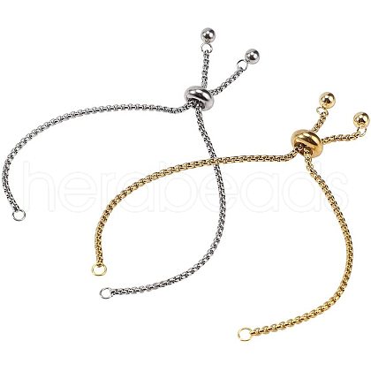 Adjustable 304 Stainless Steel Bracelet Making STAS-PH0019-07-1