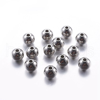 Tarnish Resistant 304 Stainless Steel Beads STAS-G162-01P-8mm-1