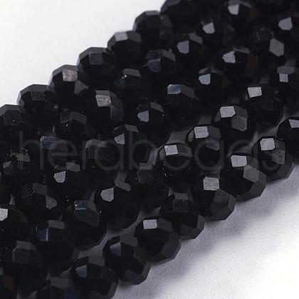 Imitation Crystal Glass Beads GLAA-D030-14-1