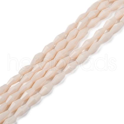 Opaque Glass Beads Strands GLAA-P001-03A-06-1