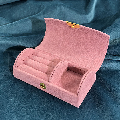 Arched Velvet Jewelry Set Storage Boxes CON-R031-01B-1