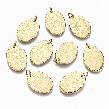 304 Stainless Steel Pendants X-STAS-S116-032G-1