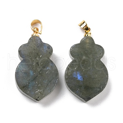 Natural Labradorite Pendants G-A203-02B-1