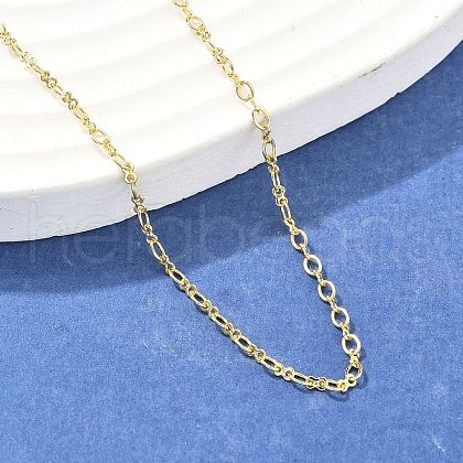 Brass Cable Chains Necklace for Women NJEW-P265-04G-1