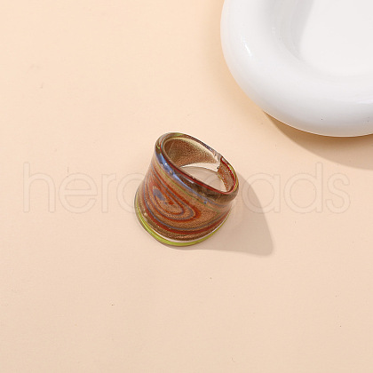 Dunhuang Style Glass Finger Rings FS-WGA00D8-01-1