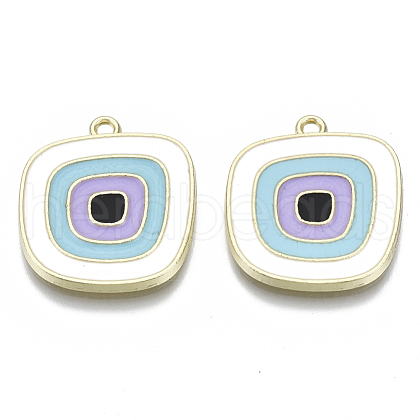 Alloy Enamel Pendants ENAM-N050-04F-1