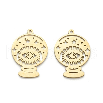 201 Stainless Steel Pendants STAS-I332-08G-1