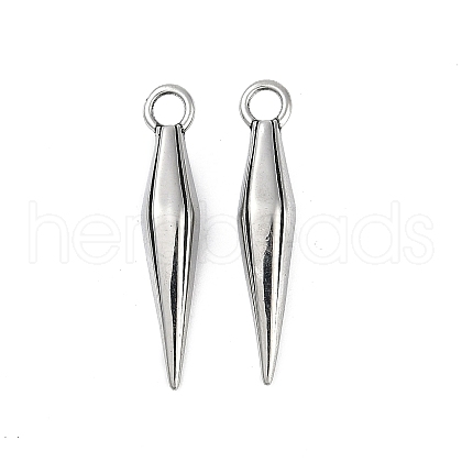 316 Surgical Stainless Steel Pendants STAS-G349-32AS-1