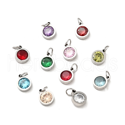 304 Stainless Steel Pendants STAS-D189-07P-C-1