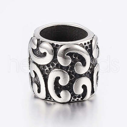 304 Stainless Steel Beads STAS-K172-19AS-1