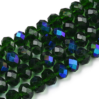 Electroplate Glass Beads Strands EGLA-A034-T1mm-L27-1