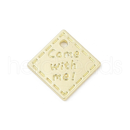 Rack Plating Alloy Pendants PALLOY-S038-04A-G-1