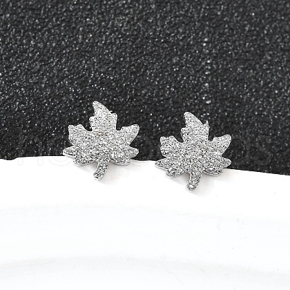 304 Stainless Steel Stud Earrings EJEW-H161-01P-H-1
