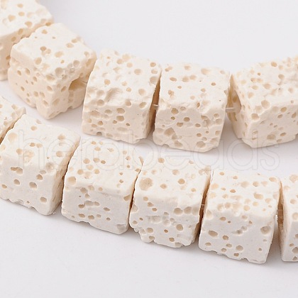 Natural Lava Rock Beads Strands G-L435-01-6mm-11-1