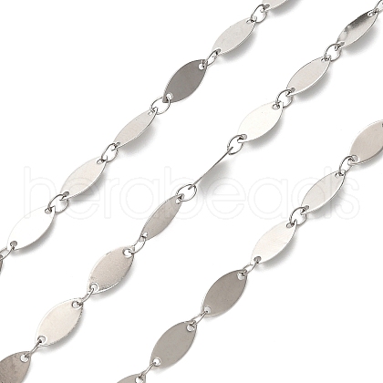 304 Stainless Steel Oval Link Chains CHS-A016-63P-A-1