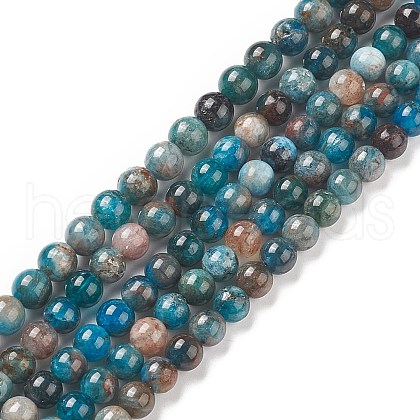 Natural Apatite Beads G-E481-05-6mm-01-1