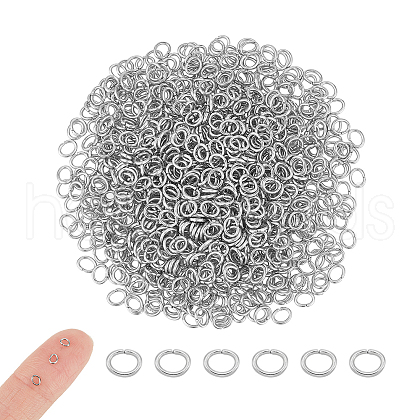 Unicraftale 1000Pcs 304 Stainless Steel Jump Rings STAS-UN0055-27-1