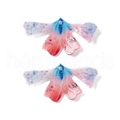 Plastic Heat Shrink Film Pendants FIND-E028-01E-1