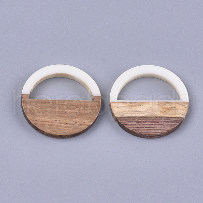 Resin & Walnut Wood Pendants RESI-S358-55-1