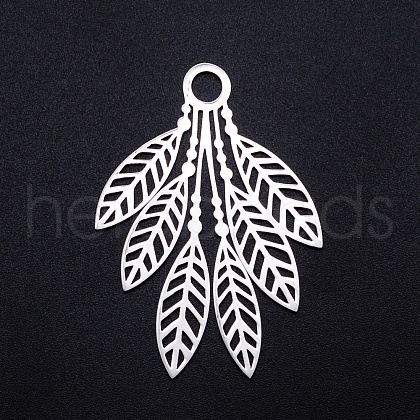 Non-Tarnish 201 Stainless Steel Pendants STAS-S105-JN909-1