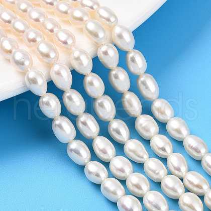 Natural Cultured Freshwater Pearl Beads Strands PEAR-N012-05N-1