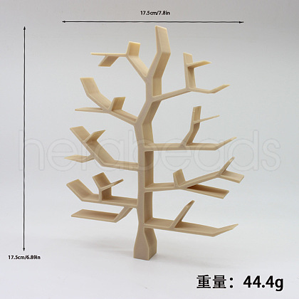 Miniature Dollhouse Bookshelf Tree-shaped PW-WG47DB7-01-1