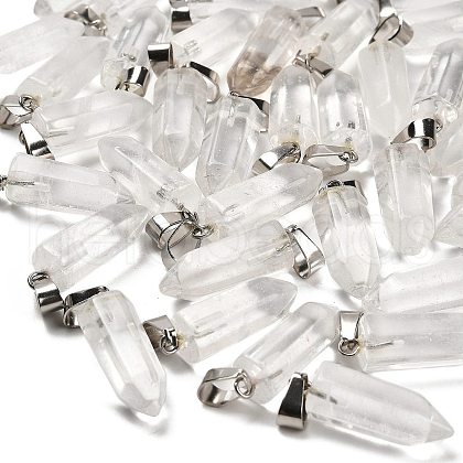 Watermelon Stone Glass Pendants G-Z067-07P-14-1