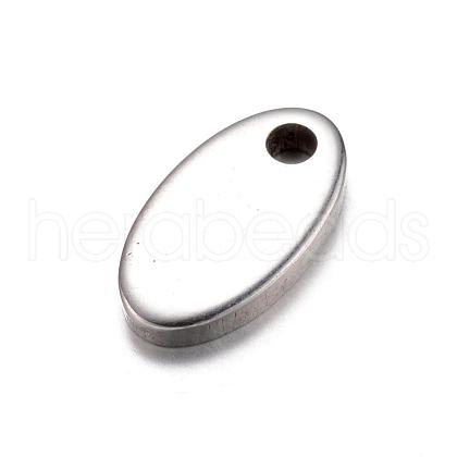 Tarnish Resistant 201 Stainless Steel Stamping Blank Tag Charms STAS-D429-46-1