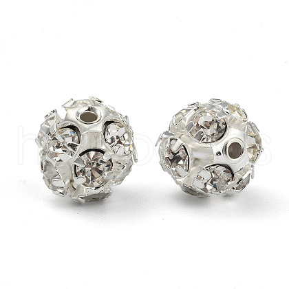 Brass Crystal Rhinestone Beads RSB11C14-1