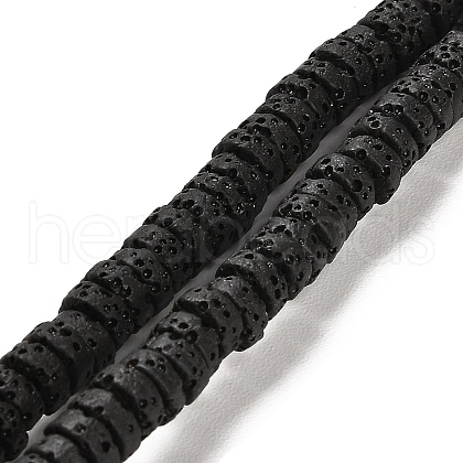 Natural Lava Rock Dyed Beads Strands G-L586-A01-06-1