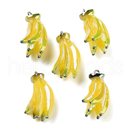 AB Color Resin Pendants RESI-C051-02C-P-1