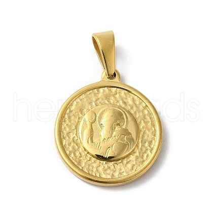 PVD Vacuum Plating 304 Stainless Steel Pendants STAS-B069-04G-1