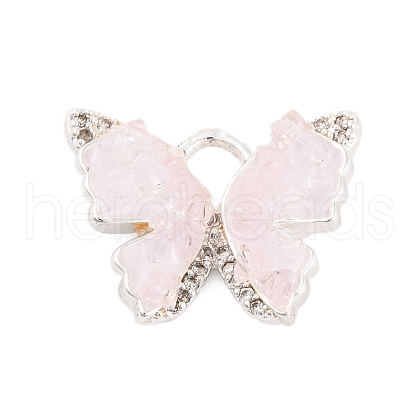 Natural Quartz Crystal Rock Crystal Pendants X-KK-Z066-04S-1