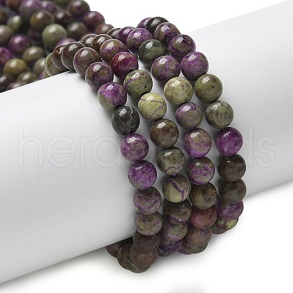 Natural Atlantisite Stichtite Beads Strands G-C168-A01-01-1