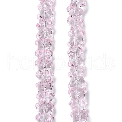 Electroplate Glass Beads Strands EGLA-P063-PL01-1