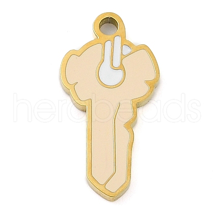 304 Stainless Steel Pendants STAS-F315-02G-1