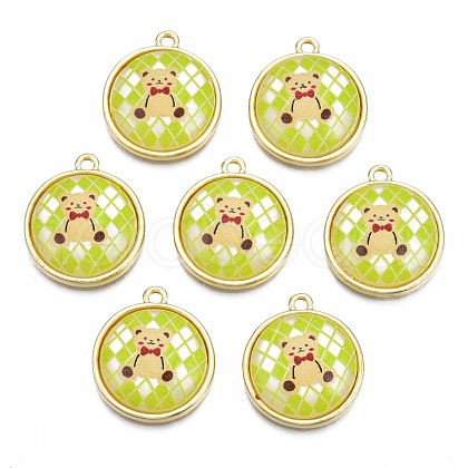Resin Pendants PALLOY-N161-003-NR-1
