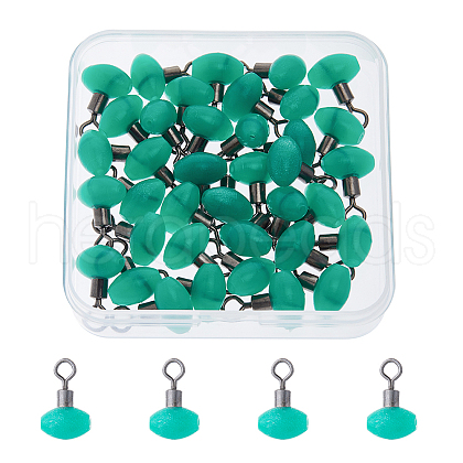 SUPERFINDINGS 50Pcs Plastic Fishing Swivels Cross-Line FIND-FH0010-11A-1