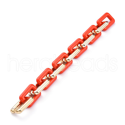 Handmade CCB Plastic Cable Chains AJEW-JB00669-04-1