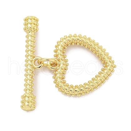 Rack Plating Brass Toggle Clasps KK-Q814-16G-1