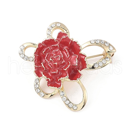 Flower Enamel Pins JEWB-C042-01G-G-1