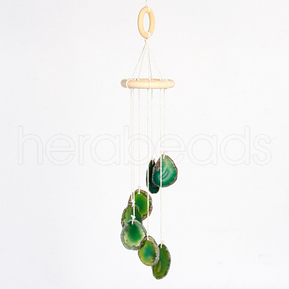 Nuggets Natural Agate Wind Chime PW23051613737-1